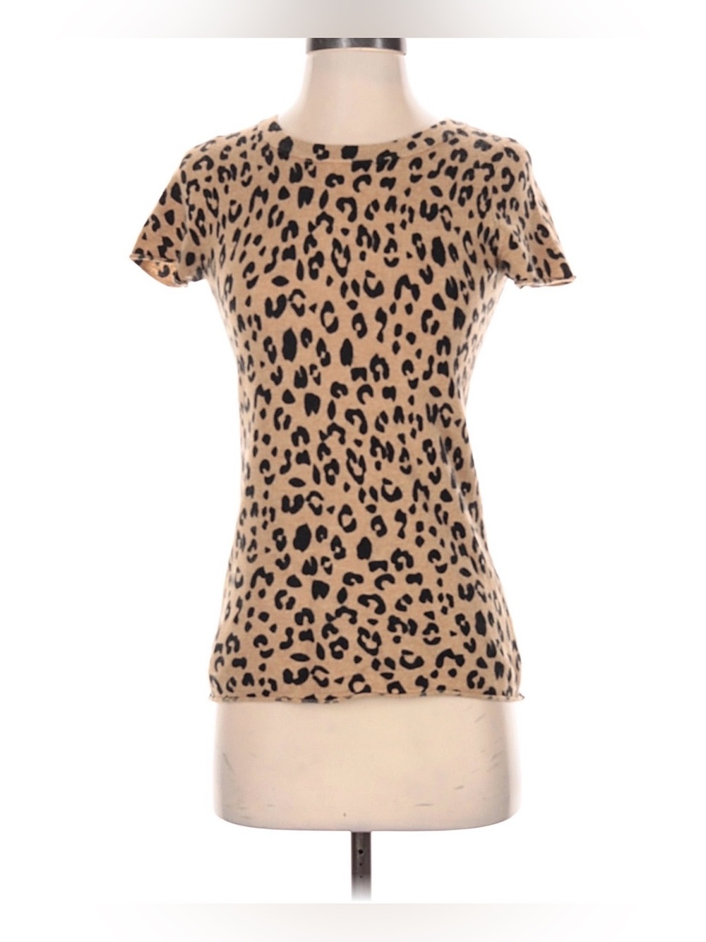 J. Crew Leopard Print Cashmere Sweater/Top